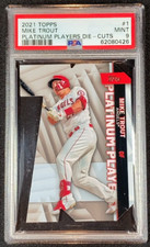 2021 Topps Series 1 - Mike Trout #PDC-1 Platinum Players Die Cut - PSA 9 MINT