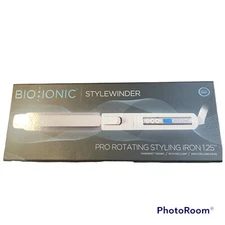 BIO IONIC Stylewinder Rotating Styling Iron 1.25 Inch Brand New