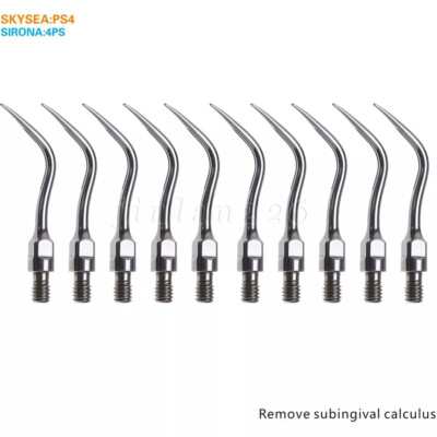 10* ZEG Spitze Spitzen für Sirona Sirosonic Dental Scaler Perio Tip Tips PS4