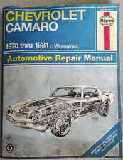 Chevrolet Camaro 1970-1981 & V8 Engines - Haynes Automotive Repair Manual