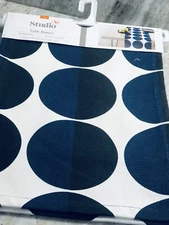 ShipN24Hours.New-Bed Bath and Beyond Blue/Black Table Runner 14 X 72 inc. 