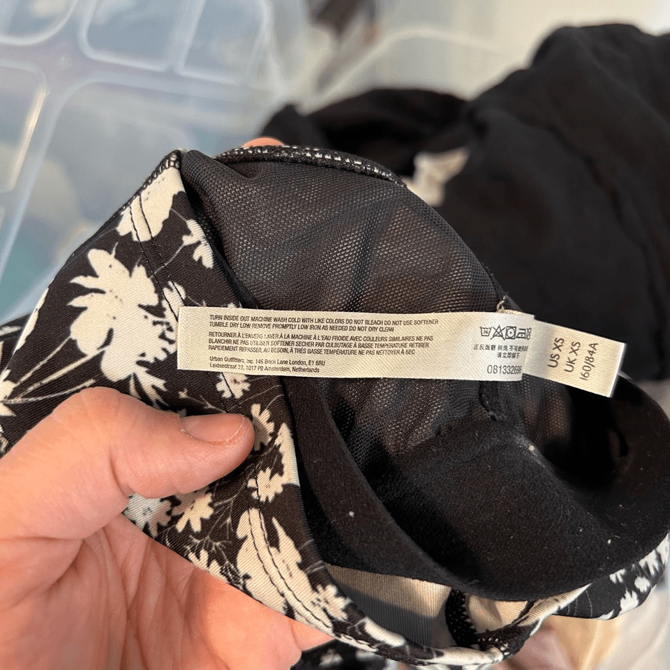 Urban outfitters floral sports bra eBay