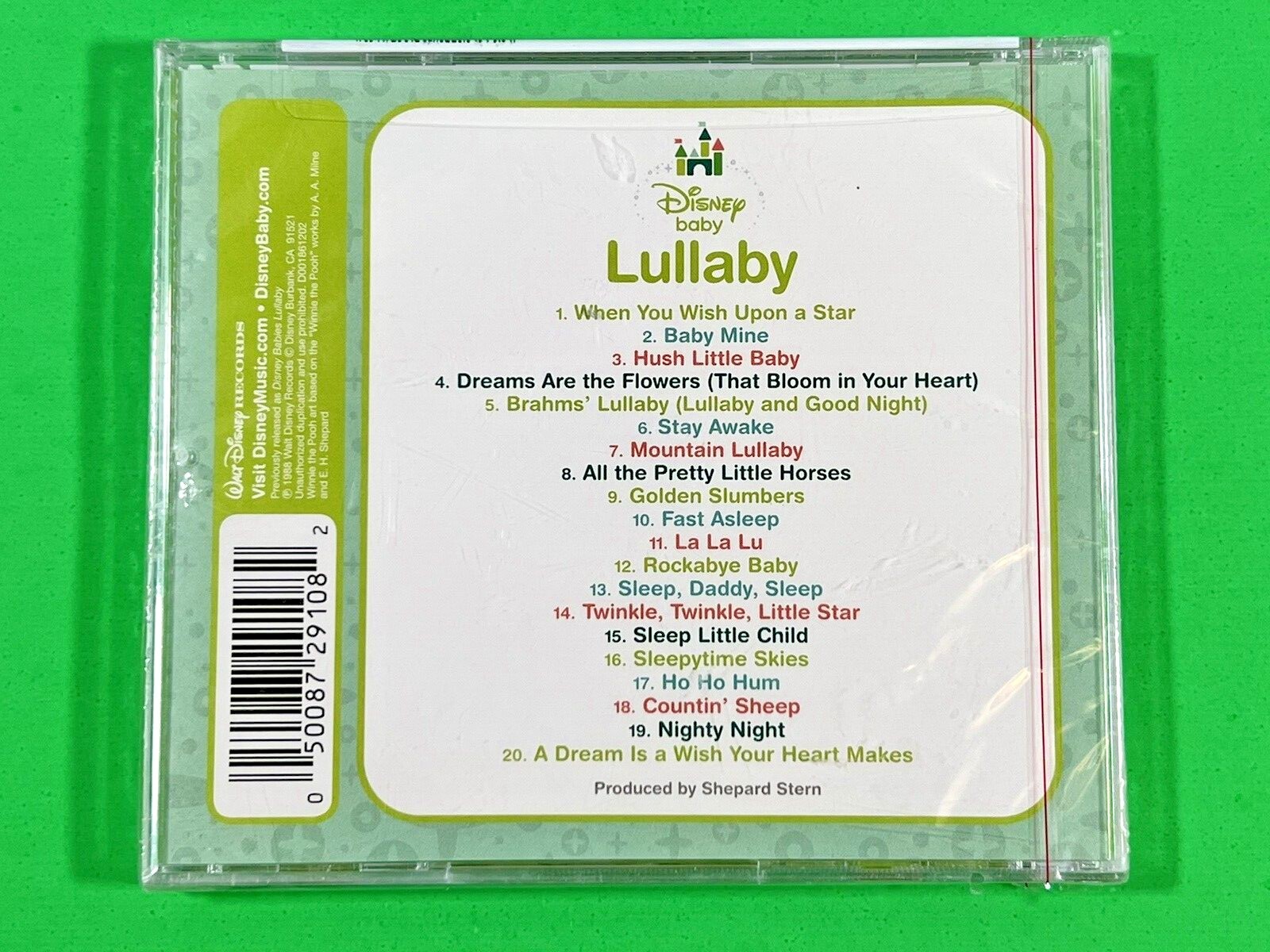 Disney Baby Lullaby CD 1988 Sleepytime Songs Audio CD Factory Sealed