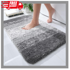 OLANLY Luxury Bathroom Rug Mat 24x16, Extra Soft and Absorbent Microfiber