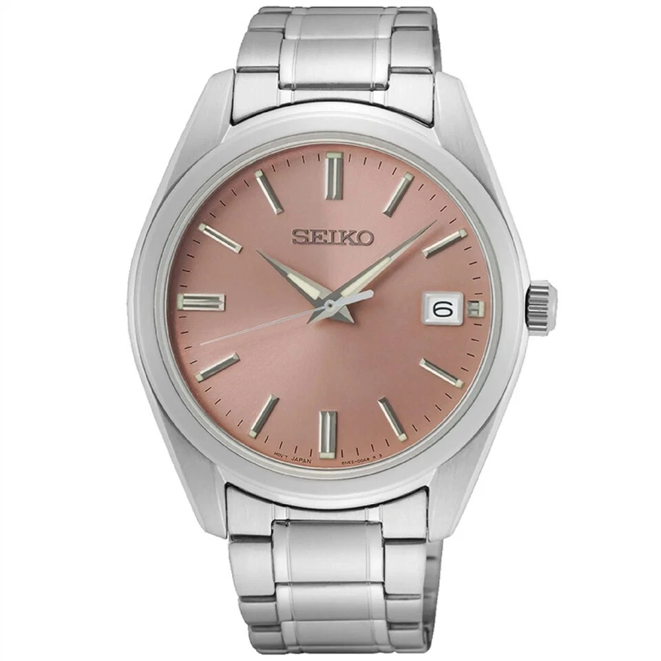 Seiko Stainless Steel Sapphire Quartz Men s Watch SUR523P1