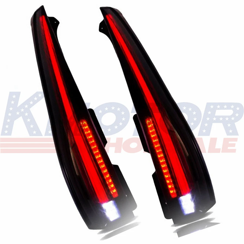 Luces traseras LED lámpara tintada ahumada para Cadillac Escalade ESV lámpara trasera 2007-2014 Foto 2 de 4
