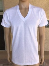 NWOT Vintage 90s Fruit Of The Loom Blank White T Shirt Size Large 42-44 USA Made