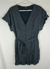 Paige Striped Short Sleeve Dress, Multicolor, Women's Large