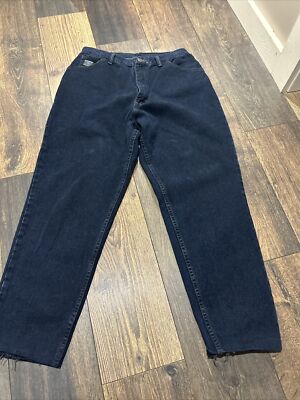 Vintage Wrangler Mom Jeans 30x26 Blue High Waist Western Rodeo Denim  (hemmed)
