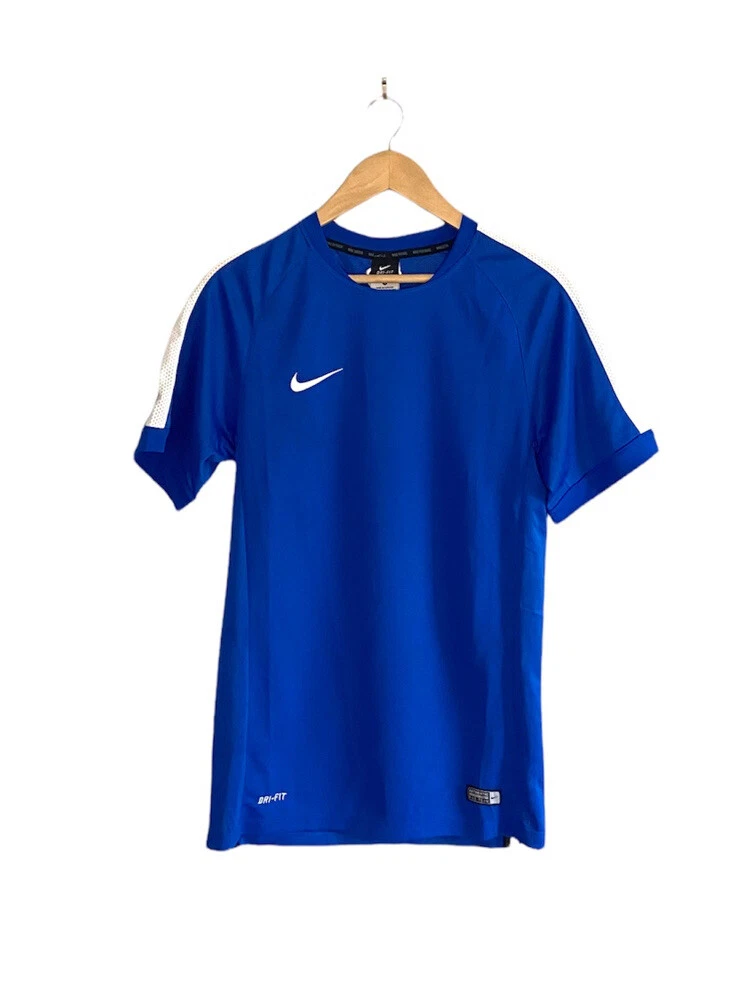 NWT Nike Squad 15 Flash Blue Short Sleeve Training Athletic Shirt size Small