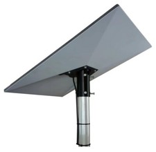 Starlink Gen 3 Pipe Adapter, Stainless Steel 3 Pole Mount, Gray