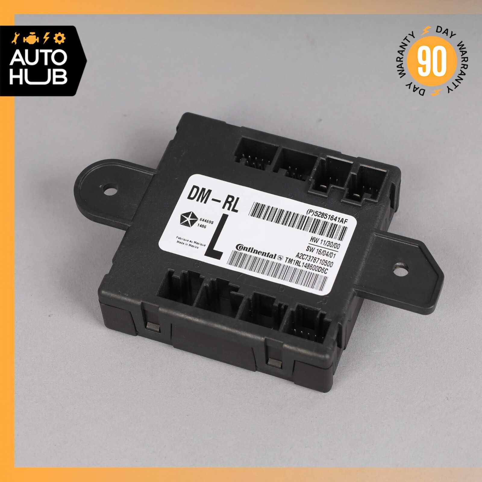 17-20 Maserati Levante M161 Rear Left Driver Side Door Control Module OEM 44k