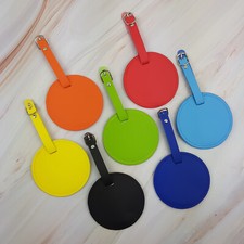 Luggage Bag School Travel Suitcase Address Tag Tags Label PU Synthetic Leather