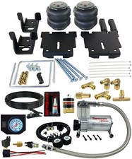 Tow Assist Air Over Load Bag Suspension In Cab Wht Gauge Fits 2007-18 Chevy 1500