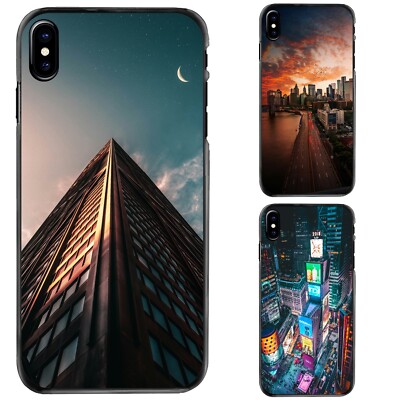 For Apple iPhone SE 11 12 13 14 15 16 Hard TPU Case New York Manhattan Bridge US