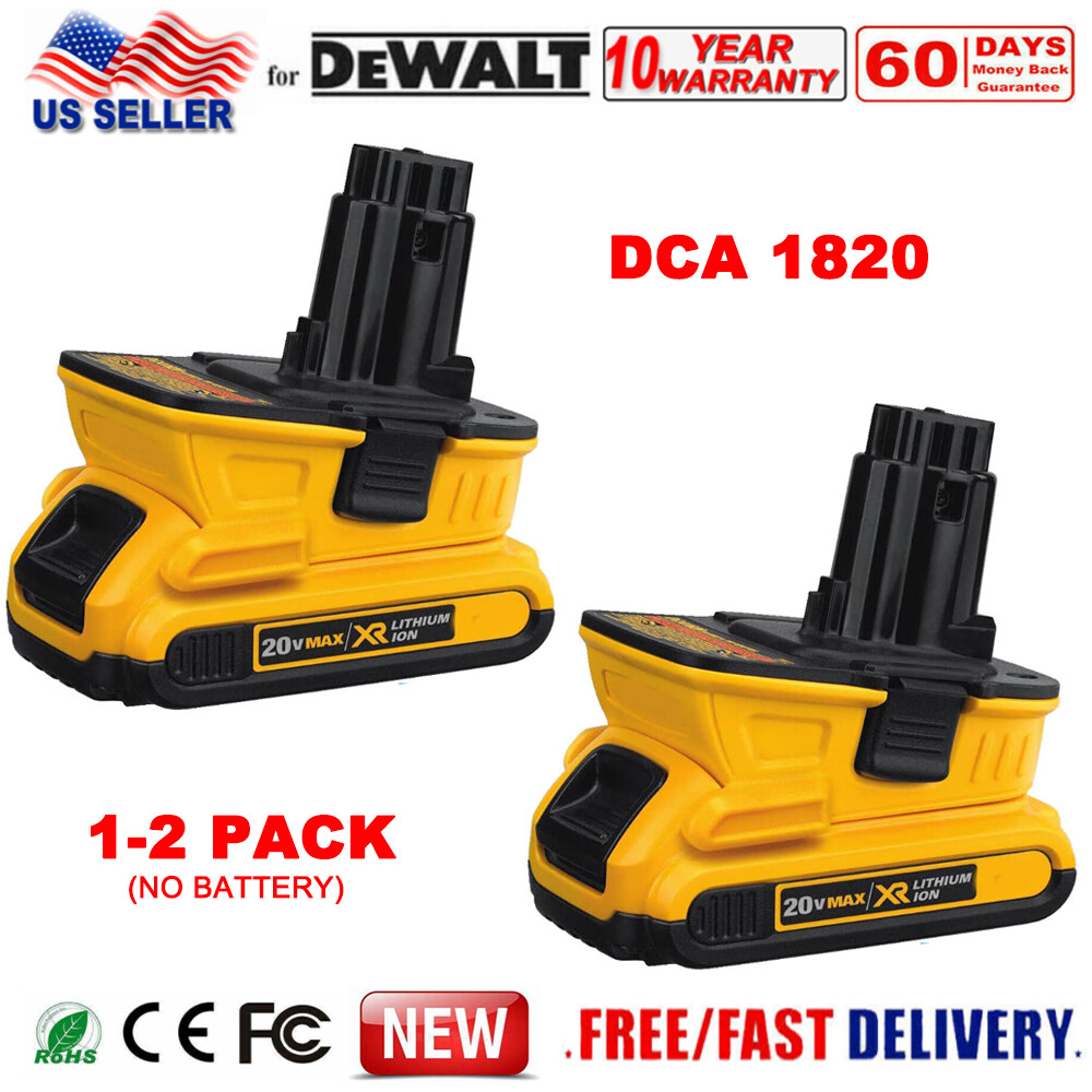 For DEWALT DCA1820 18V to 20V Battery Adapter Converter Max Li-ion