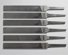 CORRADI Precision Files, Hand, 4", set of 5