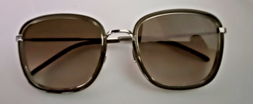Saint Laurent SL 440/F 004 Black/Silver Unisex Square Gradient Sunglasses - Picture 7 of 7