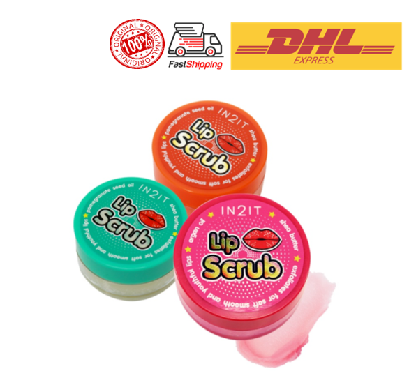 IN2IT 12g Lip Scrub for Dry Cracked Lips Moisturizing Treatment Fast Shipping-image