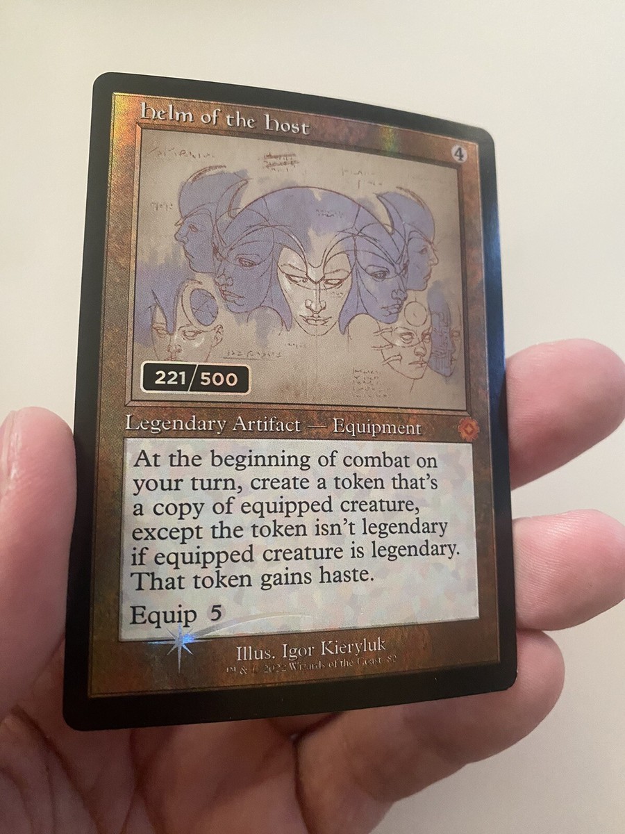 Magic: The Gathering Card  Helm Of The Host (French, Near Mint, Ungraded) Magic  The Gathering Cards
