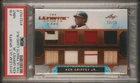 KEN GRIFFEY JR 2021 Leaf Ultimate Sports 8 Game used pieces! #d 11/15 ONLY PSA!