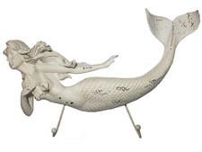 Mermaid Wall Hook, White