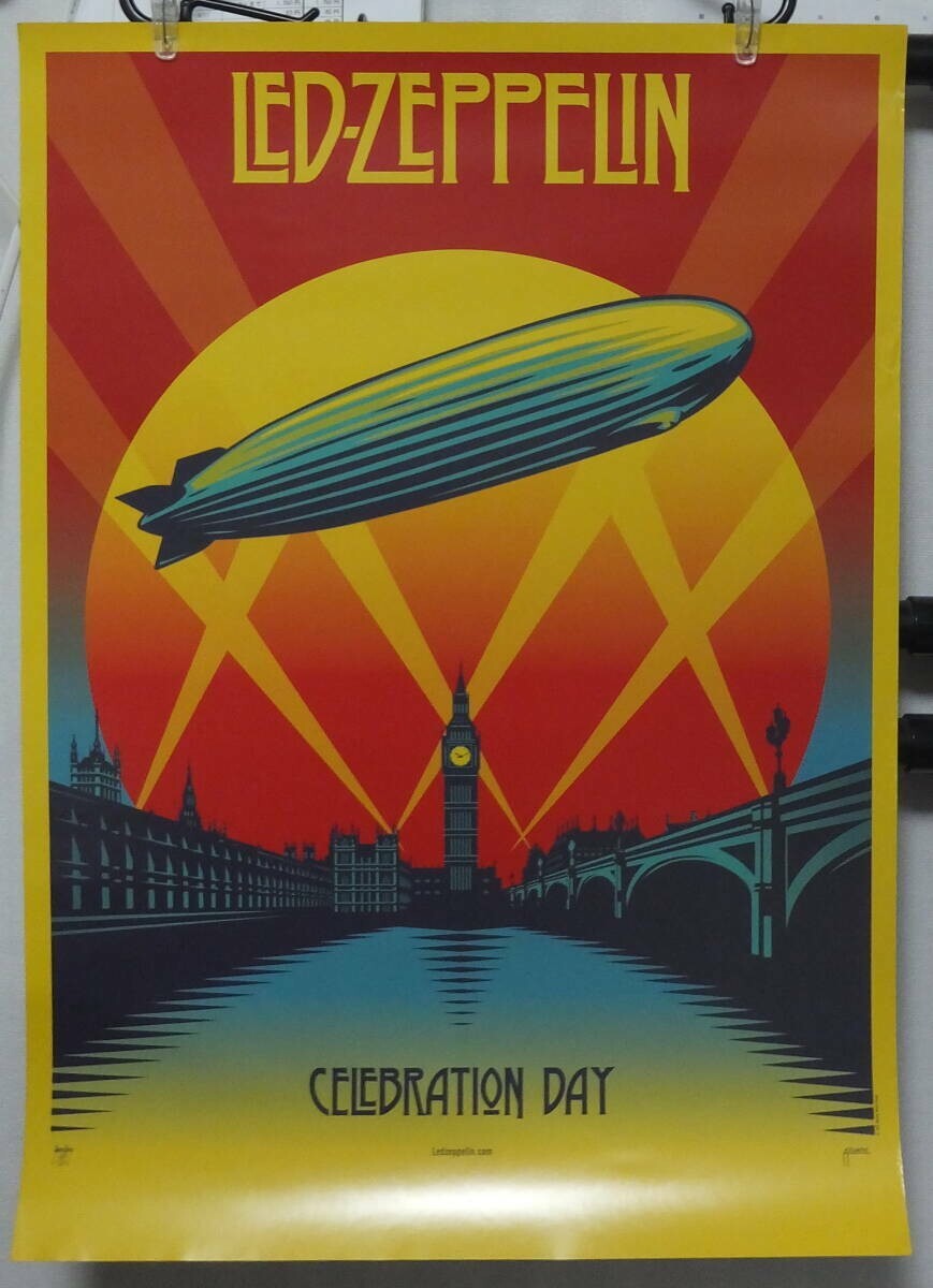 LED ZEPPELIN / Celebration Day 2012 Original Poster 19x27in