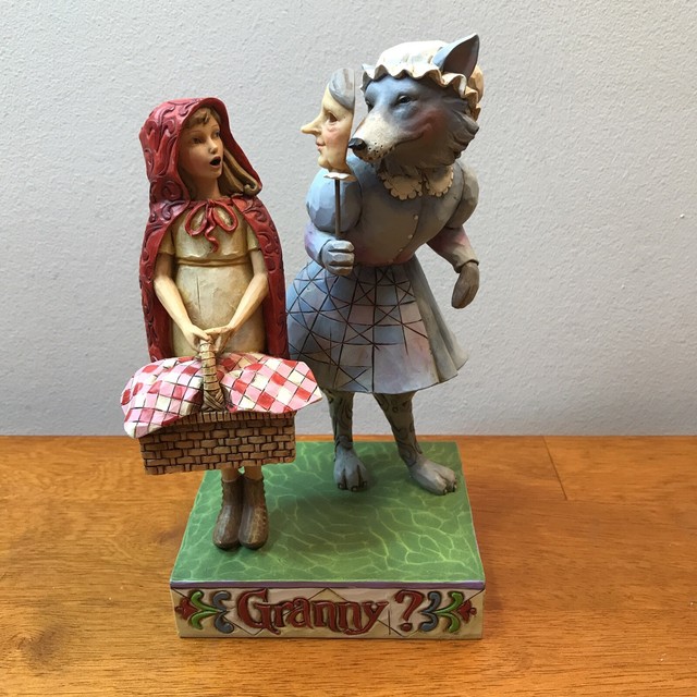 Jim Shore Figurine Fairy Tale Wolf In Grandma S Clothing Red Riding Hood 8 5 For Sale Online Ebay