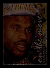 1996-97 FLEER METAL #119 SHQUILLE O'NEAL ON THE MOVE LOS ANGLES LAKERS