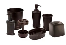 Bath Accessory Coordinates Bathroom Vanity Sink in Oil Rubbed Bronze