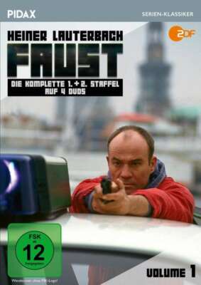 FAUST TV-Serie 1995  Vol. 1 STAFFEL 1 + 2  Heiner Lauterbach 4 DVD Box Edition