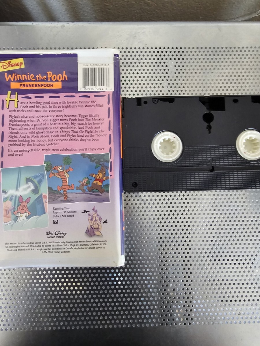 Winnie the Pooh - Frankenpooh (VHS, 1995) Disney Movie