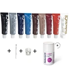 RefectoCil Eyebrow/Eyelash SET/KIT: Tint 15ml+Oxidant Cream 100ml + Glass +Brush