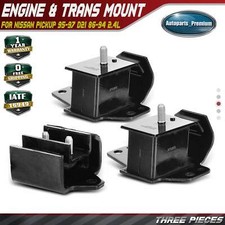 3x Engine Motor Transmission Mount For Nissan Pickup 95-97 D21 86-94 2.4l Rwd 3x Engine Motor Transmission Mount For Nissan Pickup 95-97 D21 86-94 2.4l Rwd