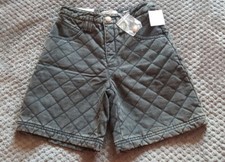 BERSHKA schöne Damen/Mädchen High Rise Mom gesteppte leicht wattierte gefütterte Shorts