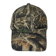 Cabela's Strapback Hat Camo Youth Adjustable Embroidered Outdoor