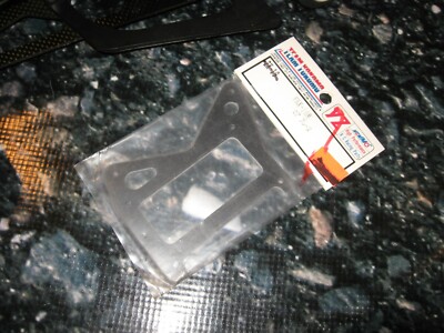 Vintage RC Rare Yokomo YRX-10 Lower Pod Plate (1) ZX-19 Black