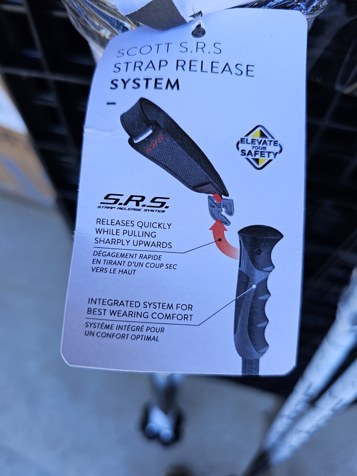 Bastones de esquí negros Scott Scrapper SRS (291879-0001)