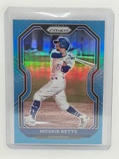 Mookie Betts 2021 Prizm Baseball - Carolina Blue #244 - Los Angeles Dodgers