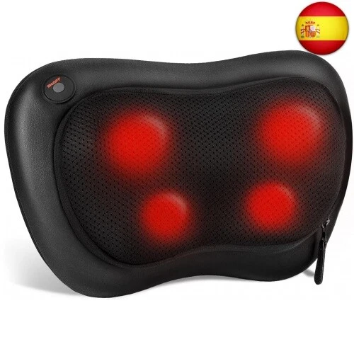 ALLJOY Coj n Masajeador Cervical y Espalda Masaje Shiatsu Cuello Lumbar con