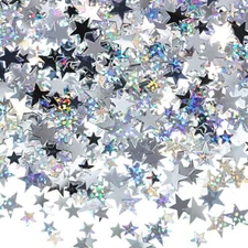 HESTYA 60g Star Confetti Glitter Star Table Confetti Metallic Foil Stars for ...