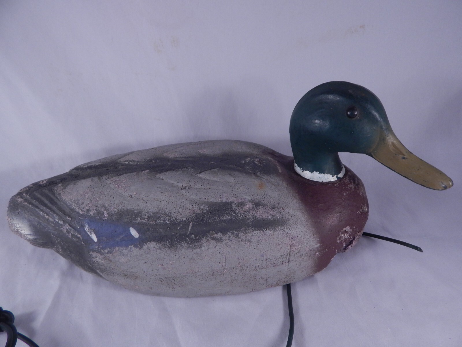 Vintage Herters Ducks Floating Decoy Hunting Foam Weights Waseca Minn