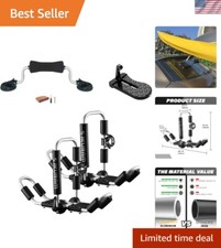 Kayak Roof Rack Aluminum Folding J-Style Carrier for Canoe SUP Surfboard