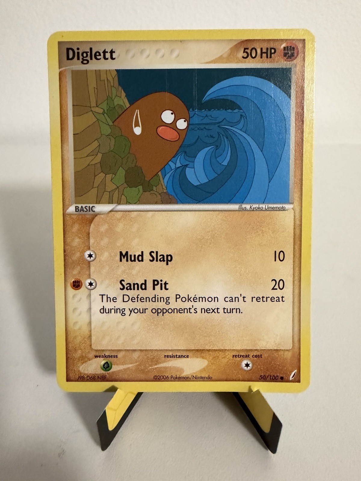 1x Single Pokemon TCG Card Diglett 50/100 EX Crystal Guardians No Holo Common Nm