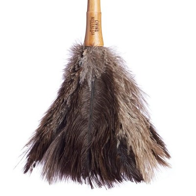 KitchenCraft Living Nostalgia Straußenfederwedel 40cm Bambusstiel Spinnweben
