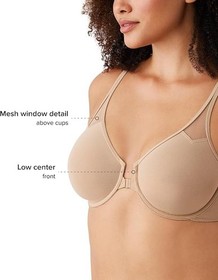Wacoal 65214 Body Unlined Underwire Racerback Seamless Mid Coverage Bra MSRP $48