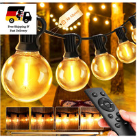 LED Lichterkette 30 Meter Wetterfest Dimmbar Fernbedienung