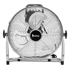 Zokop 12 Inch 3-Speed High Velocity Heavy Duty Metal Industrial Floor Fan