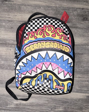 Sprayground Mini Shark Mouth Checkered Multic...