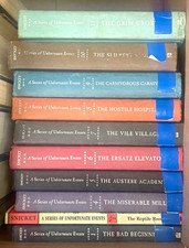 A Series of Unfortunate Events by Lemony Snicket Hardcover Juvenile Fiction YA